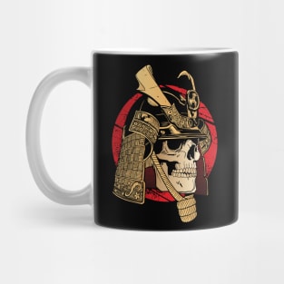 Japanese Samurai Skull Warrior Mug